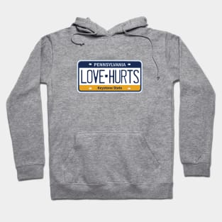 Love Hurts Philadelphia Sticker Hoodie